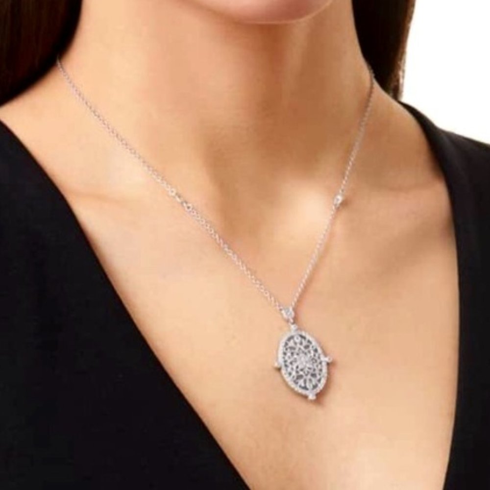 Freida Rothman Rhodium Plated Sterling Silver Set - Picture 11 of 11